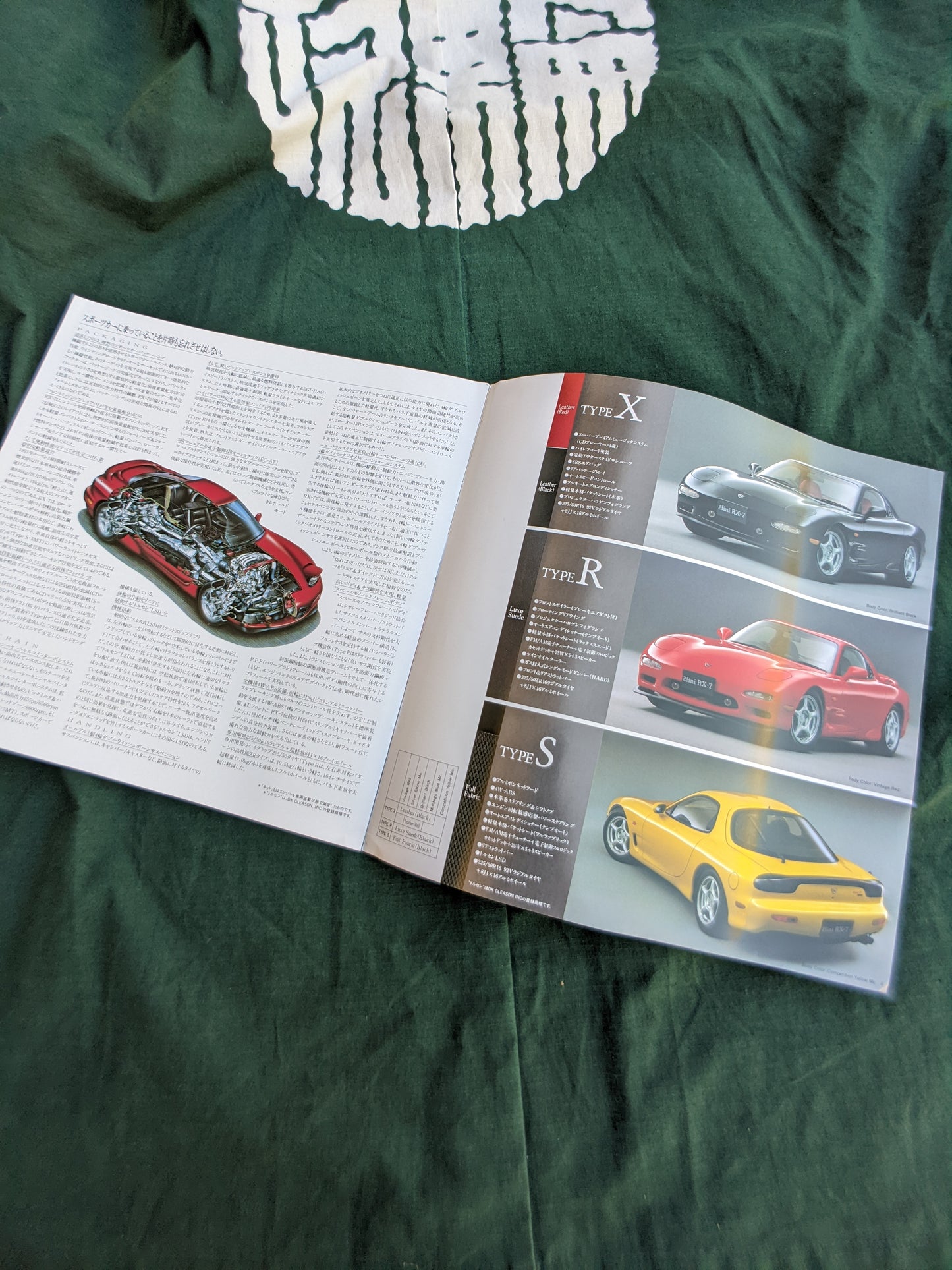 FD3S RX7 JDM ɛ̃fini(Mazda) Dealer book '91 ~ '93