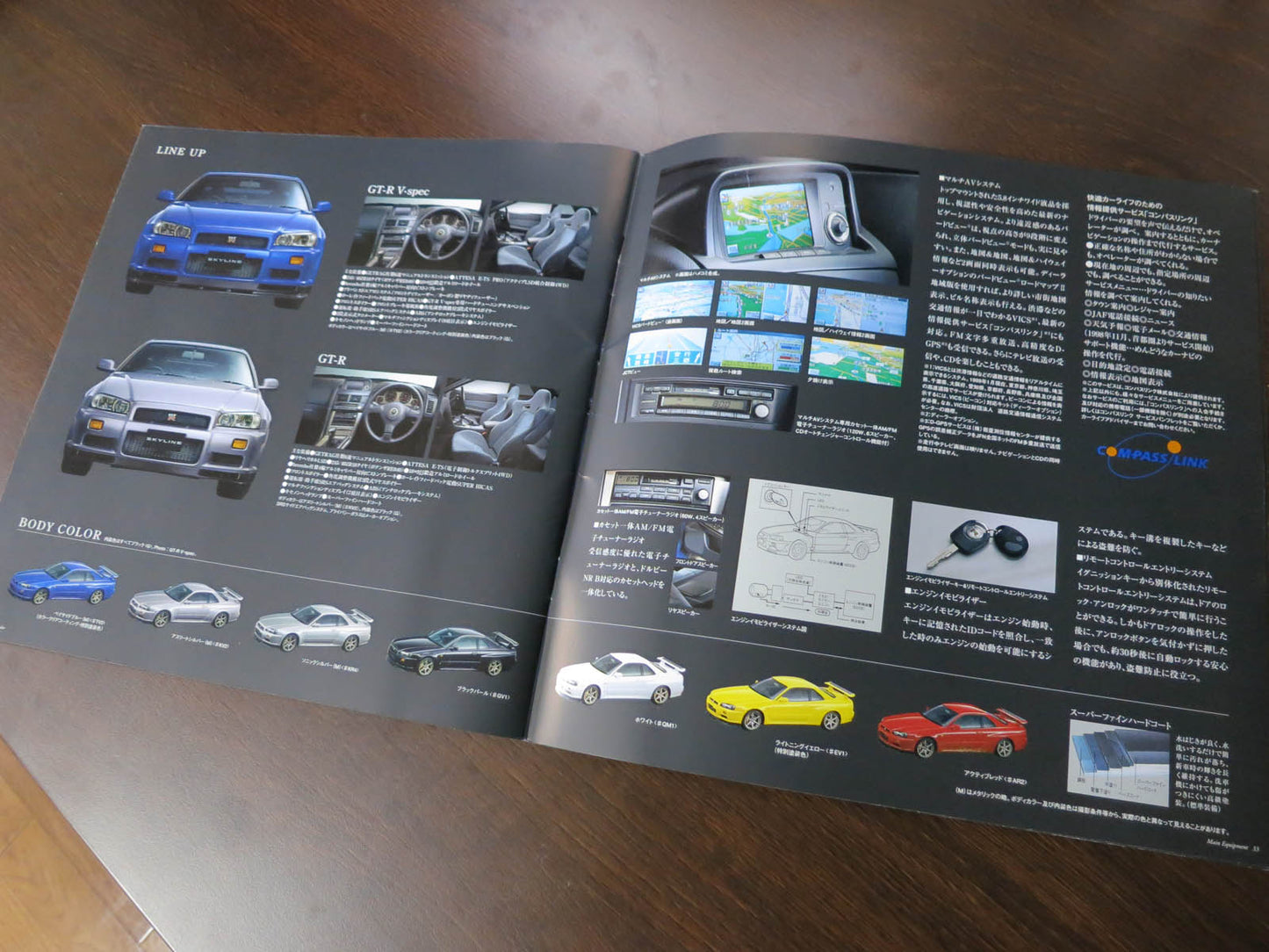 R34 GTR JDM Nissan Dealer book '99 ~ '00 (Soft cover)