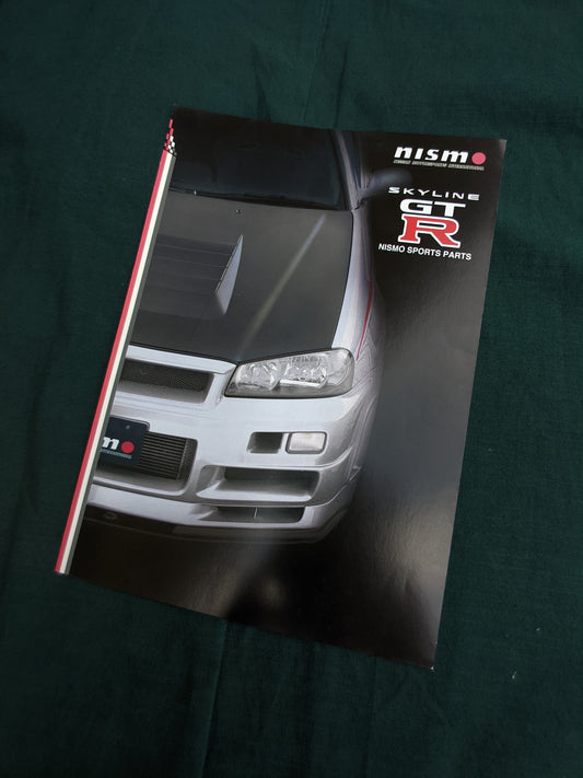 NISMO R34 GTR JDM Nissan Dealer 'Sports Parts" Brochure